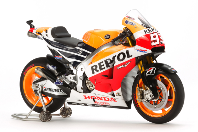 タミヤ、「レプソル Honda RC213V」の1/12スケール組み立てキットを