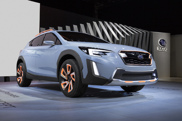 次期xvの全貌が明らかに スバル Xvコンセプト 世界初公開 ジュネーブモーターショー16 画像ギャラリー No 6 業界先取り 業界ニュース 自動車ニュース21国産車から輸入車まで Mota