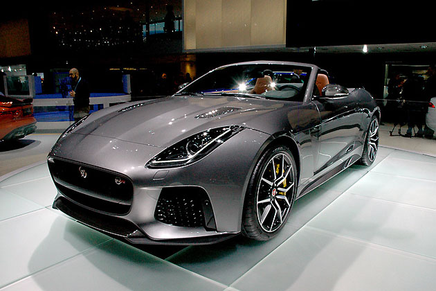 ジャガー新型 Fタイプ Svr をワールドプレミア ジュネーブショー16 写真特集 画像ギャラリー No 1 業界先取り 業界ニュース 自動車ニュース22国産車から輸入車まで Mota