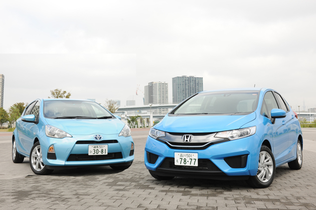 ノートのライバル、トヨタ アクア/ホンダ フィット