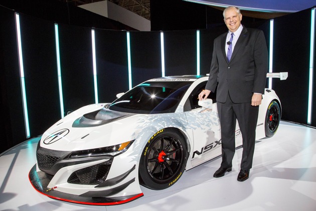 ホンダ、ニューヨークショーで「NSX」のGT3レースカーを世界初 ホンダ、ニューヨークショーで「NSX」のGT3レースカーを世界初