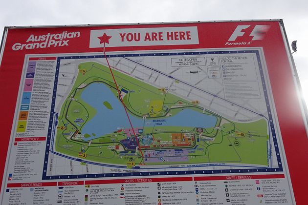 公園の中のコース photo by STINGER