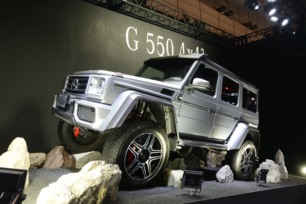 東京オートサロン2016に展示された「G550 4×4 2」