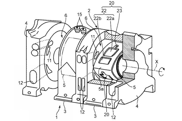 特許申請された新型ロータリーエンジン関連の図