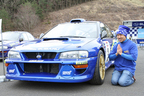 歴代WRCマシンにゴキゲンのマリオ高野氏