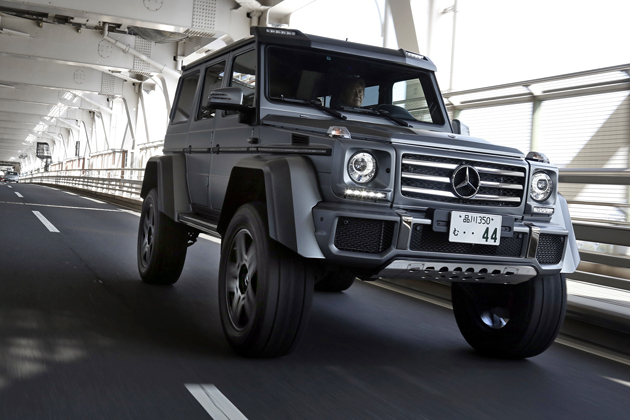 その強烈なインパクト！ もはや笑うしかない・・・「メルセデス・ベンツ G 550 4x4 スクエアード」 試乗レポート