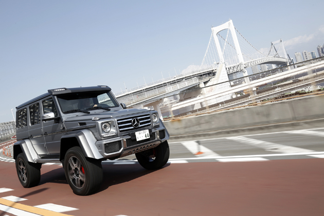 「メルセデス・ベンツ G 550 4x4(フォー・バイ・フォー) スクエアード」[限定モデル] 試乗レポート／国沢光宏