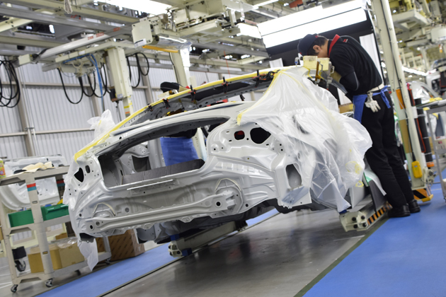 トヨタ自動車 元町工場にて「86 GRMN」