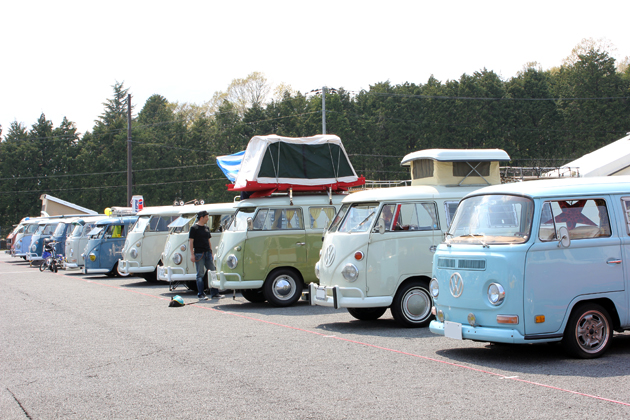 車両展示 ※写真はフォルクスワーゲン フェスト 2014 in 富士スピードウェイの様子