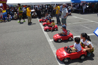 5歳迄の子供達による直線競争「ロードスターペダルカーレース」