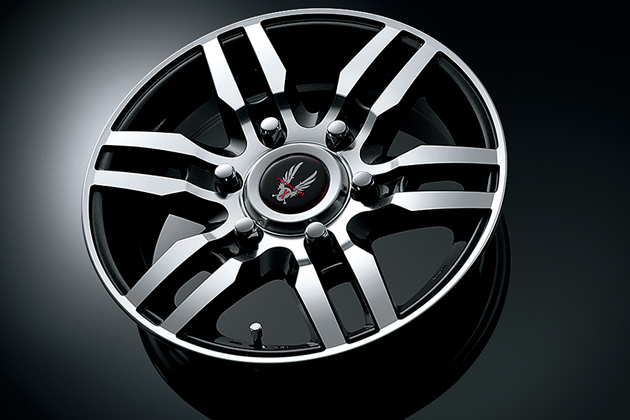 ②15インチ ブラック/黄色 共豊 弐百式ホイール2本　①②同時購入になります 送料無料 12インチ PPX MIL8 イエローライン アルミホイール 12inch