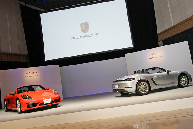 新開発の4気筒ターボエンジンを搭載したポルシェ 新型718ボクスターが遂に登場！