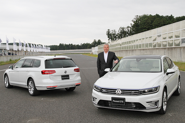 (左から)フォルクスワーゲン パサートGTE ヴァリアント/パサートGTE