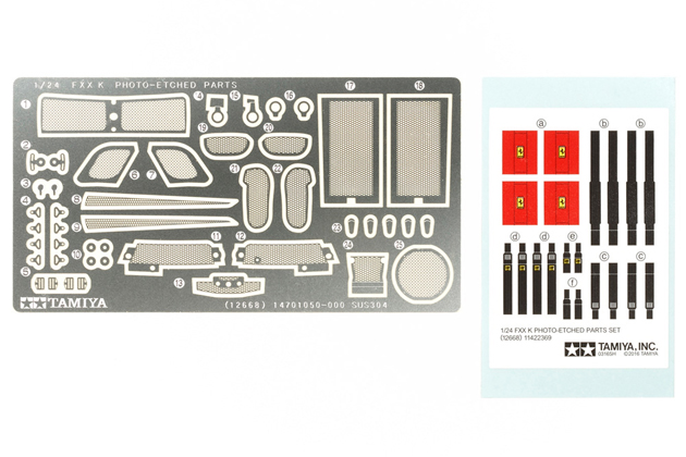 1/24 フェラーリ FXX K エッチングパーツセット