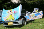 車なごコレクションで自ら描いた「ホンダ ビート」キャラクターを本当に愛車のビートに“痛車化”してしまった「フミよ」さん