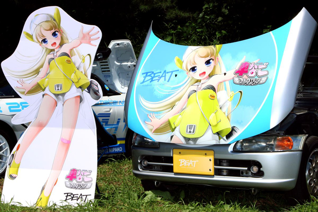 自らの車なごキャラを“痛車”にするデザイナーも！「第11回 館林痛車ミーティング」