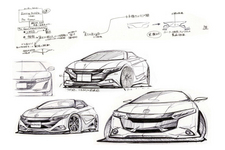 S660Modulo フロントフェイス キースケッチ