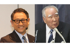 トヨタ自動車 代表取締役社長 豊田章男氏とスズキ株式会社 鈴木修会長