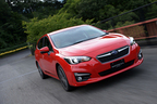 スバル 新型 インプレッサスポーツ「2.0i EyeSight」(プロトタイプ)[AWD／ボディカラー：ピュアレッド]