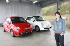 アバルト500（左）と藤島所有フィアット500（右