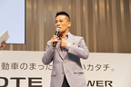 日産 新型ノートe-Power 発表会イベントに登場した俳優の柳沢慎吾さん[2016年11月2日／日産グローバル本社ギャラリー(神奈川県横浜市)]