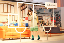 トヨタ ROOMYのＣＭ「くつろぎカップル」篇に出演する、女優の加藤あいさん