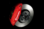 Brembo製ベンチレーテッドディスクブレーキ