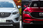 左：旧型（現行型）CX-5　右：新型CX-5