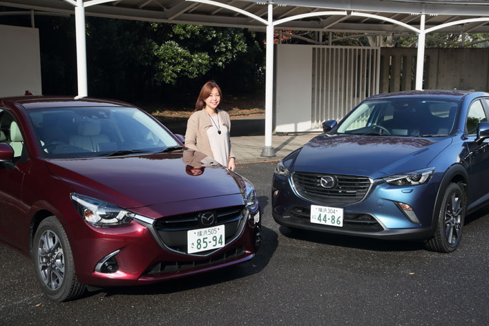 [試乗]マツダ 新型 デミオ・CX-3、二度目の一部改良は中身の充実で勝負する