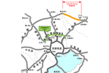 圏央道の開通区間と外環の対距離制料金導入区間