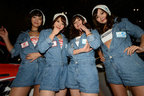 C-WEST GIRLSの(左から西村いちかさん、藤井みのりさん)GTNET GIRLSの(有馬綾香さん、千葉悠凪さん)