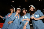 C-WEST GIRLSの(左から西村いちかさん、藤井みのりさん)GTNET GIRLSの(有馬綾香さん、千葉悠凪さん)