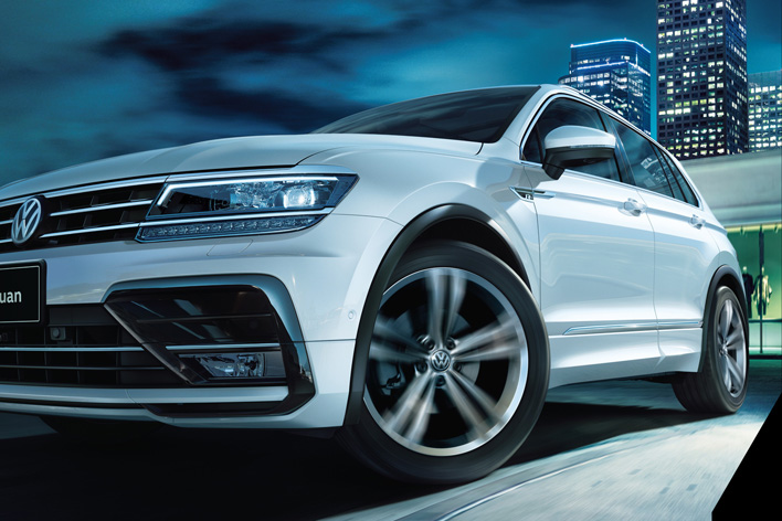ドイツで9年連続販売数No.1を誇るSUV“ティグアン”新型が国内 ドイツで9年連続販売数No.1を誇るSUV“ティグアン”新型が国内