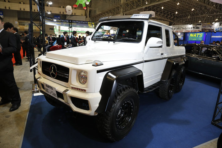 ジムニーがアノ6輪ベンツに大変身 素晴らしい再現度に身震い Tas17 東京オートサロン17 Mota