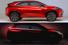 （上）MITSUBISHI Concept XR-PHEV II（下）三菱 新型SUV