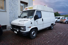 <初代フィアット デュカト(Photo:遠藤イヅル)>FCAジャパン、フィアットの商用車「フィアット デュカト」を「ジャパンキャンピングカーショー2017」で国内初披露