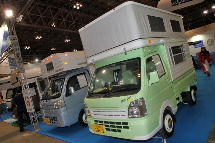 軽自動車ベースのキャンピングカー 軽キャン 人気もすっかり定着 Jccs17 最新版 モーターショー21 Mota