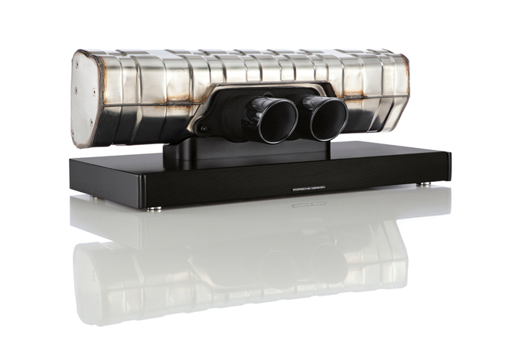 ポルシェ 911GT3の”本物のマフラー”で作ったスピーカーが発売