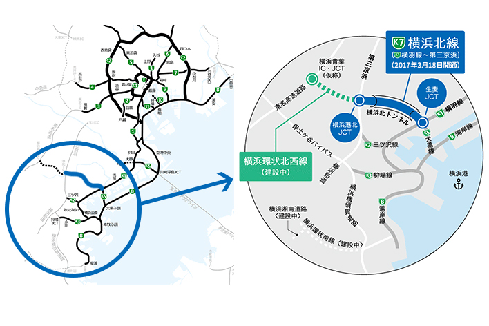 横浜北線（横羽線～第三京浜）