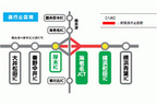 東名高速、夜間通行止め区間（3/11）