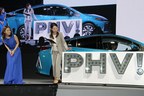 新型プリウスPHV CMキャラクター 石原さとみさん（トヨタ 新型プリウスPHV 発表会）