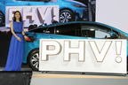 新型プリウスPHV CMキャラクター 石原さとみさん（トヨタ 新型プリウスPHV 発表会）