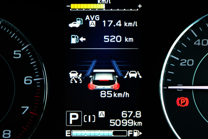 スバル インプレッサ 2.0i-S アイサイト 高速道路燃費結果