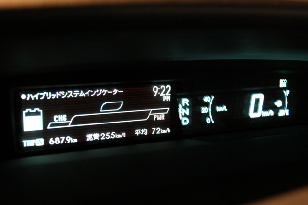 東京・愛知の往復燃費は、「687.9km」走って「25.5km／L」でした！