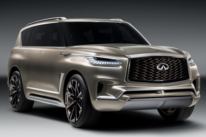 インフィニティ 発表前に早くもフルサイズ高級suv Qx80モノグラフ の姿を公開 画像ギャラリー No 1 業界先取り 業界ニュース 自動車ニュース21国産車から輸入車まで Mota