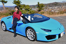 ＜Lamborghini HURACAN SPYDER(ランボルギーニ ウラカン スパイダー)＞試乗レポート／今井優杏