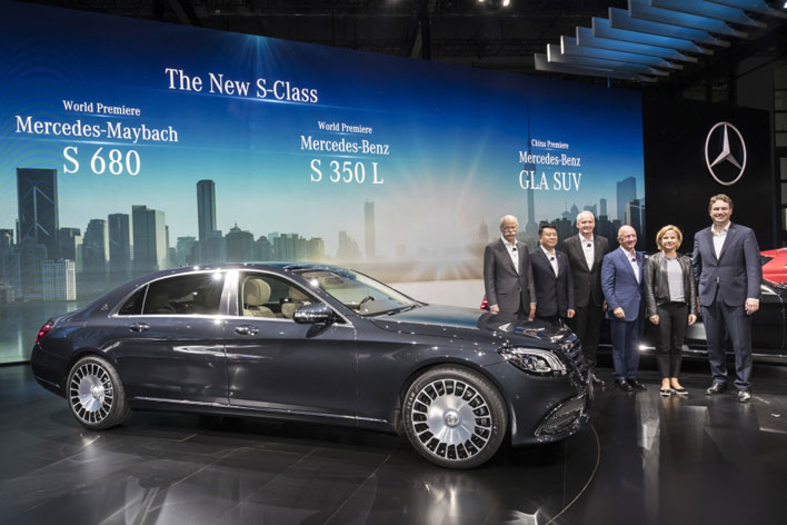 メルセデス・ベンツ 新型Sクラス 発表【上海ショー2017】