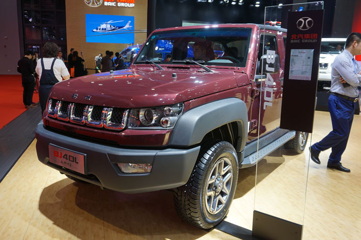 ＜BJ40とは、往年のトヨタ ランドクルーザー40の型式なんですが・・・『北汽集団 BJ40L』＞