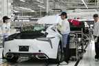 トヨタ元町工場敷地内にあるレクサスLC500の製造工場