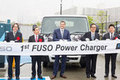 三菱ふそう、日本初となる電気トラック用の急速充電設備を川崎工場内に開設